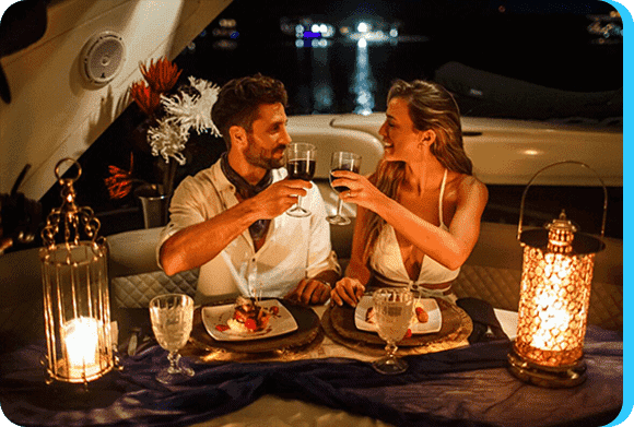yacht cruise dinner dubai